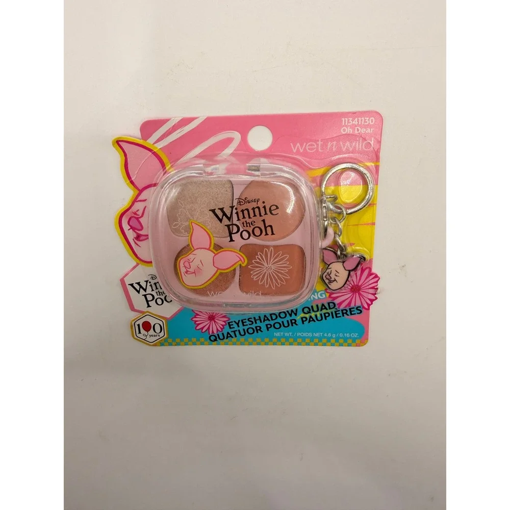 Wet n Wild Unisex Disney Winnie Pooh Oh Dear Eyeshadow Quad Piglet Keychain New‎